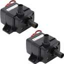 HiLetgo 2pcs Water Pump 240L/H DC 12V 4.2W Micro Brushless Pump 3M Pumping Head Ultra Quiet Water Pump for Pool Aquarium Fish Tank