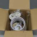 Wall Sconces Sets of 2, Classic Brushed Brass Sconces Wall Lighting, Hardwired Bathroom Vanity Light Fixture with Fabric Shade for Bedroom Living Room Hallway Kitchen (Bulbs Included)(Warm light)