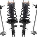 MOSTPLUS Rear Struts+ Sway Bars Links Suspension kit Compatible with 2004-2007 Toyota Highlander/04-2006 Lexus RX330 AWD Shocks Assembly Set of 4