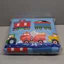 Wildkin 4-Piece Toddler Bed in a Bag – Cotton Comforter, Sheets & Pillowcase for Cozy Cuddles - Trains, Planes, and Trucks