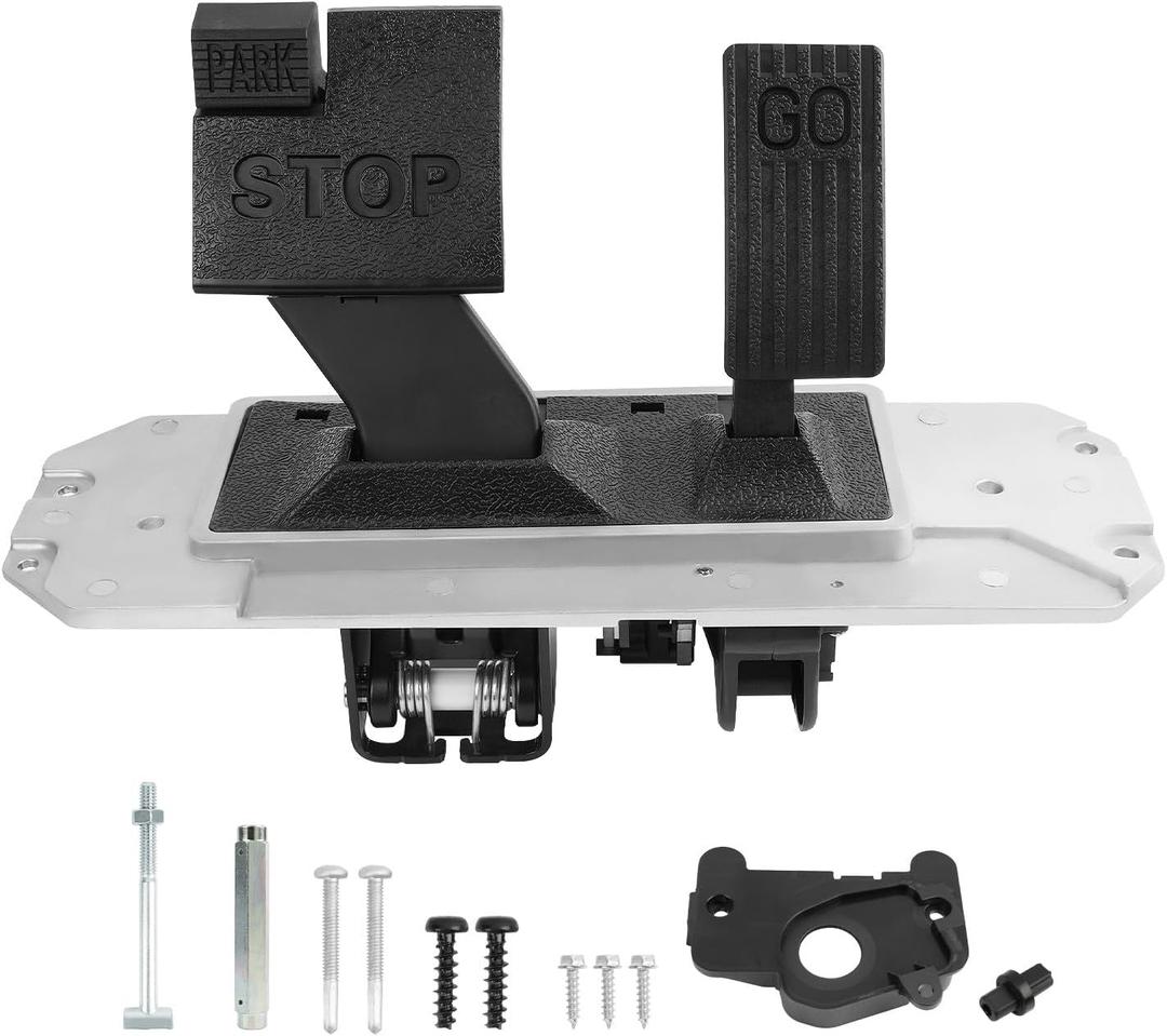 Club Car Precedent Pedal Assembly, Club Car Pedal with Conversion Kit, Suitable for Precedent &Tempo & Onward Universal Electric &Gas Carts, for 1st Gen and 2nd Gen, OEM #102500001,103974821