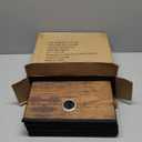 Durable Storage Cube Bin with Decorative Wood Grain, Thickened Fabric Box, Storage Basket for Shelves, Closet, Storeroom, Bedroom, Living Room, Nursery, Office, Dorm, RV, 11.8x11.8x11.8in, Brown with Black, 4 Pack