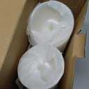 5plots 9" x 3" Flickering Flameless Candles - Battery Operated Wax LED Candles - Amber Yellow Light with Remote and Timers Set of 2, Ivory, for Home Decor, Candle Sconces