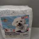 Male Dog Diapers Disposable, Small 50 Ct, Quick Dry Puppy Diapers Male with Leak-Proof Design, Comfortable Belly Bands for Male Dogs, Fit for Teddy, Beagle, Dachshund