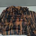 GothDark Ruched Bodycon Dresses for Women Mesh Short Sleeve Tie Dye Sexy Party Travel Nashville Casual Summer Outfits (Brown, S)