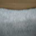 OLANLY 2x5 Machine Washable Runner Rugs for Hallway, Soft Fluffy Shaggy Bedside Rugs for Bedroom, Living Room, Indoor Floor Carpet for Kids Girls Boys, Nursery Rooms, Home Decor Aesthetic, Light Grey