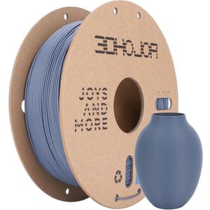 Matte PLA Filament 1.75mm, 1kg, Grey, 1.75mm Diameter, 2.2lbs Display Weight Matte-grey