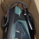 Rowenta Iron Steamer for Clothes Master Steam Station, Professional Steam Iron for Clothes with Stainless Steel Soleplate, 57 Oz, 400 Microsteam Holes, Built-In Pump, 1750 Watts, Black/Green, VR8338