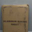 Commercial Quality Baking Sheet Pan Set, Natural Aluminum Cookie Sheet, Umite Chef Warp Resistant Baker's Half Sheet Pan, Large Thick Cookie Tray Pans for Baking, Roasting(2 Pack, 18X13In)