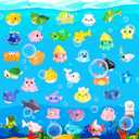 130 Pcs Mini Ocean Resin Animals Tiny Sea Animals Figurines Marine Miniature Aquarium Ornaments Decorations for DIY Fish Tank Potted Micro Fairy Dollhouse Garden