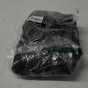 NICETOWN Pitch Black Solid Thermal Insulated Grommet Blackout Curtains/Drapes for Bedroom Window (2 Panels, 42 inches Wide by 63 inches Long, Black)