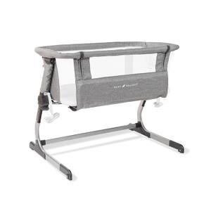 Baby Delight Beside Me Dreamer Bassinet | Bedside Sleeper | 6-Position Height Adjustment | Charcoal Tweed (Grey)
