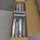 SETUP [300 Count] Disposable Silverware, Silver Combo Cutlery - 100 Forks, 100 Spoons, 100 Knives - Heavy Duty, and Durable Silver Plastic Silverware Set Great for Parties, Events and Everyday use