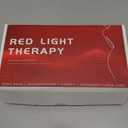 Red Light Therapy Pad for Body Back Knee Shoulder Hands Feet Portable 660nm 850nm Home Use 3 Chips in 1 Infrared Light Heating Wrap Belt Gift for Women Men (Corded)
