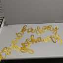 BEISHIDA Gold Go Shawty It's Your Birthday Banner - 11.4Feet,NO DIY - Hip Hop Theme Glitter Happy Birthday Banner - Pre-Strung - Gold Rap Theme Happy Birthday Sign for Man Women birthday Party Supply