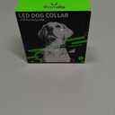 Light Up Dog Collar-Rechargeable & Long-Lasting Power LED Dog Collar Lights for Night Walking, Waterproof & Safety Glowing Collars for Small Dogs [Blue-S]