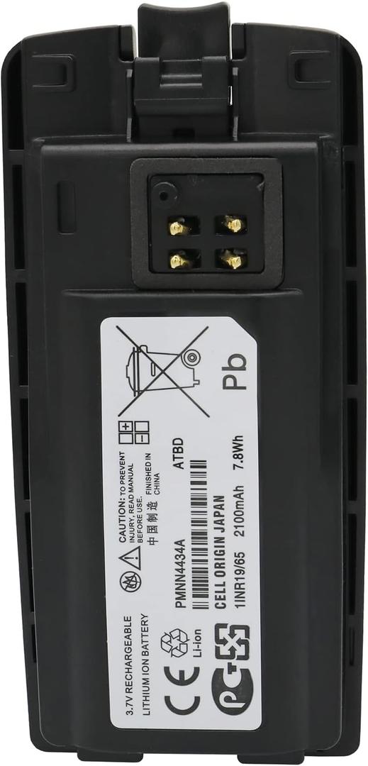 PMNN4434 PMNN4434A 2100mAh Li-ion Battery Compatible for Motorola RMM2050 RMU2040 RMU2080 RMU2080D RMV2080 XT420 XT460 Two Way Radios