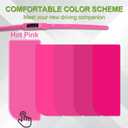 OEM QUALITY 22" + 21" PARRATI Premium All-Season Hot Pink Windshield Wiper Blades (Set of 2)