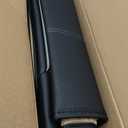 FH Group Universal Fit Back Seat Faux Leather Car Seat Cover, Rear Seat Covers for Cars with Rear Split Bench, Car Interior Accessories for SUV, Sedan, Van, Gray