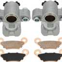 M MATI Left&Right Brake Calipers AM134790 for John Deere Gator HPX TX XUV 620i 625i 825i 850D 855D
