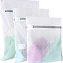 Lingerie Bags for Washing Delicates,Small Fine Mesh Laundry Bags,3Pcs(1 Large,1 Medium,1 Small)