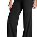 Aoxjox Women's Workout Athlenza Straight Leg Bottoms High Waist Lumastretch Gym Yoga Pants 31" Inseam (for 5'0"-5'4" height), X-Small, Black