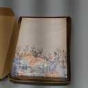 50 Pack Fall Cards Boxed Vintage Pumpkin Leaves Greeting Cards with Envelopes Stickers Glue Stick Autumn Blank Note Card for Thanksgiving Harvest Party Supplies, 4 x 6 Inch