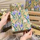 2 x MAYPLUSS Floral Kraft Wrapping Paper Roll - 17Inch x 33Feet - Elegant Tulip Gift Wrapping Paper Watercolor Flower Gift Wrap Paper for Birthday, Mothers Day, Bridal Shower, Engagement, Valentine's Day