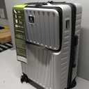 20 Inch Carry-On Luggage with Front Pocket, 22x14x9 Airline Approved