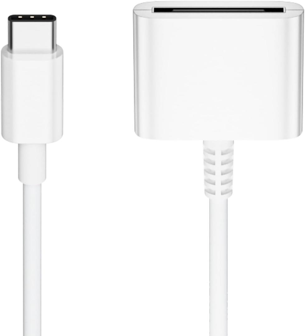 USB C to 30 Pin Female Adapter for iPhone 16, Apple MFi Certified No Audio Type C Male to 30-Pin Female Charging and Data Transfer Converter Compatible with iPhone 16 15 Pro Max 16 15 Plus, New iPad