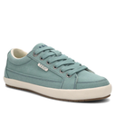 Taos Moc Star 2 Women's Sneaker - Fresh Canvas Design with Removable Footbed, Arch Support and Durable Lightweight Outsole for All Day Walking and Everyday Style, U S 8.5 Medium, Mineral Blue Distressed