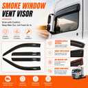 4pcs Extra Durable Window Rain Guards for 23-26 Colorado/Canyon
