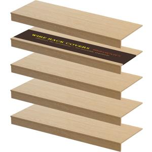 Wire Shelf Covers, 5Pcs 36"x16" Inch Shelf Covers for Wire Shelving, 0.39 Inch Thick (Not Wood), Moisture Resistant Wires Rack Cover with No Installation for Pantry, Closet, Kitchen