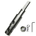 Neeki Two Stage Auger Adapter, Ice Auger Drill Adapter, for 1/2 Inch Hand Drills, for 3/4 and 7/8 Inner Diameter Augers, for Digging Holes, Garden Planting, etc