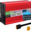 58.8V 5A Li-ion Charger with OLED Display for 14S 52V Li-ion Battery Smart Battery ChargerDC XT60 Male Connector