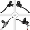 Hydraulic Brake System kit with 50 inch Hose Tube,Brake Pads,Brake Caliper Compatible with Baja Doodle Bug DB30R Mini Bike 212CC,SX500 Razor Electric dirt bike 79cc 97cc 100cc Go Karts