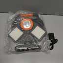 55W Rechargeable Work Light 5000LM, Foldable & Rotatable Magnetic LED Work Light with 6 Modes, 8000mAh Battery Powered Portable Work Lights for Workshop, Car Repair, Construction, Camping, Emergency Use (Orange)