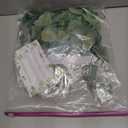 Windiy 5.5' L Mixed Faux Silver Dollar Eucalyptus Artificial Willow Vines Twigs Leaves Garland Wedding Arch Swag Backdrop Greenery Garland Table Runner Indoor Outdoor