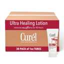 Curel Ultra Healing Intensive Fragrance-Free Lotion For Extra-Dry Skin, Dermatologist Recommended, Ideal for Sensitive Skin, Cruelty Free, Paraben Free, 1 Oz, Pack of 30