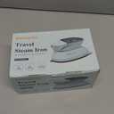 PIOMATIC Travel Iron Mini with Steam for Clothes with Dual Voltage, Portable Mini Ironing Machine with Non-Stick Soleplate, Small Iron for Sewing, Quilting and Handcraft