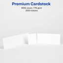 Avery Printable Tickets with Tear-Away Stubs, 1.75" x 5.5", Matte White, 200 Blank Tickets for Laser and Inkjet Printers (16154)