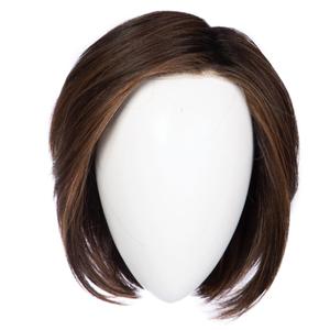 Best In Class Layered Chin-Length Boycut Wig by Hairuwear, Average Cap, GF4-6 Black Coffee