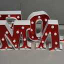 Yoiemivy LED Marquee Letters Light, Party Decoration Sign Silver Glitter Alphabet Shiny Light Up Alphabet Marquee Letter Sign for Bar Holiday Christmas New Year Wedding Party (Movie)