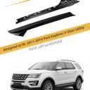 Flecto A-Pillar Molding Trim Outer & Inner Bracket Front Left Driver Side Compatible with Ford Explorer 2011-2019, Replaces 926-450 BB5Z-7803136-AB