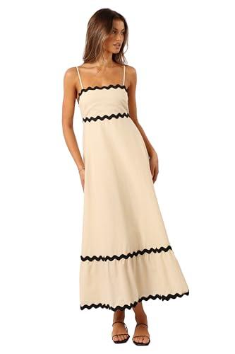 Yana Maxi Dress - Cream Black XL