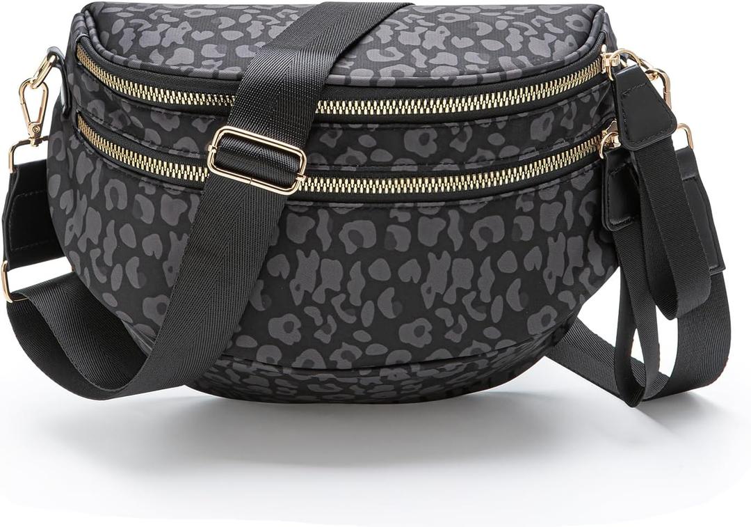MEXS Bum Bag for Women Crossbody Bags Fanny Packs Sling Belt Purse Waist Chest Shoulder Bag