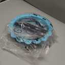 Heated Bird Bath for Outside Winter, Powerful 100W Thermostat Control Heated Bird Baths for Outdoors with 5-Prong Metal Stake, Heated Birdbath Water Heater for Garden Yard Patio Lawn (Blue)