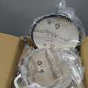 VORRINGARD Enameled Cast Iron Dutch Oven Pot with Lid, for Bread Baking, Round Bread Oven include Sourdough Bread Baking Supplies Set, 4.5QT, White