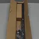 Curtain Rods No Drilling for Windows 32 to 45 Inch:No Drill Small Black Curtain Rod with Adhesive Brackets for Bedroom,5/8" Apartment Renter Friendly Adjustable Drapery Rods Easy Install