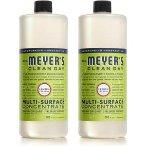 Mrs. Meyer's Multi-Surface Concentrate Lemon Verbena, 32 OZ (Pack of 2)